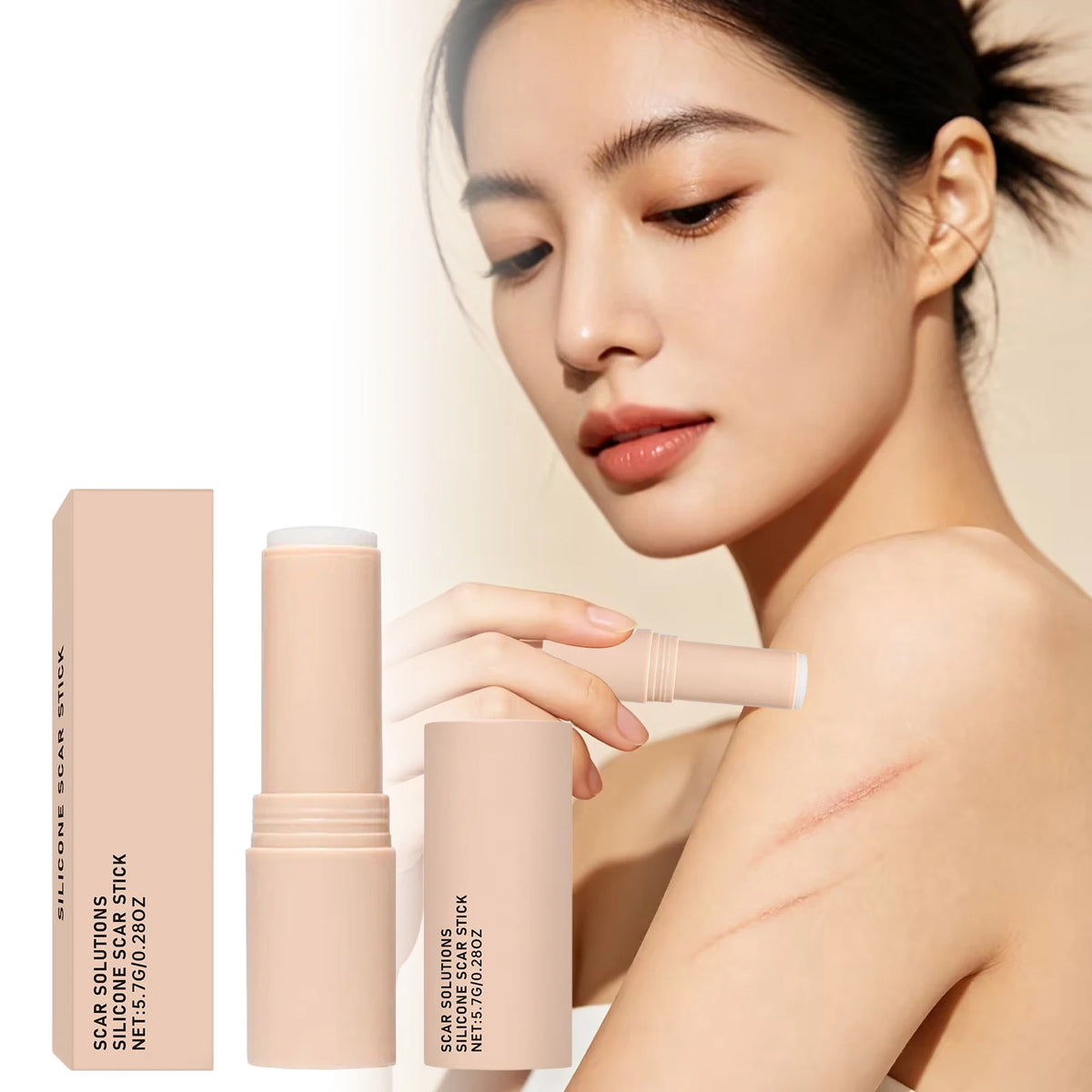 Silicone Scar Stick Acne Scar Reducing Redness Repair Blemishes Mild Formula Support Skin's Natural Repair Whitening Skin Care
