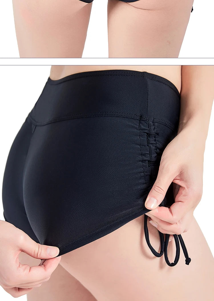 Girls Menstrual Swim Bottoms 4-Layer Leakproof Swimwear Waterproof Bikini Beach Pants Summer Swimming Period Panties Boxers
