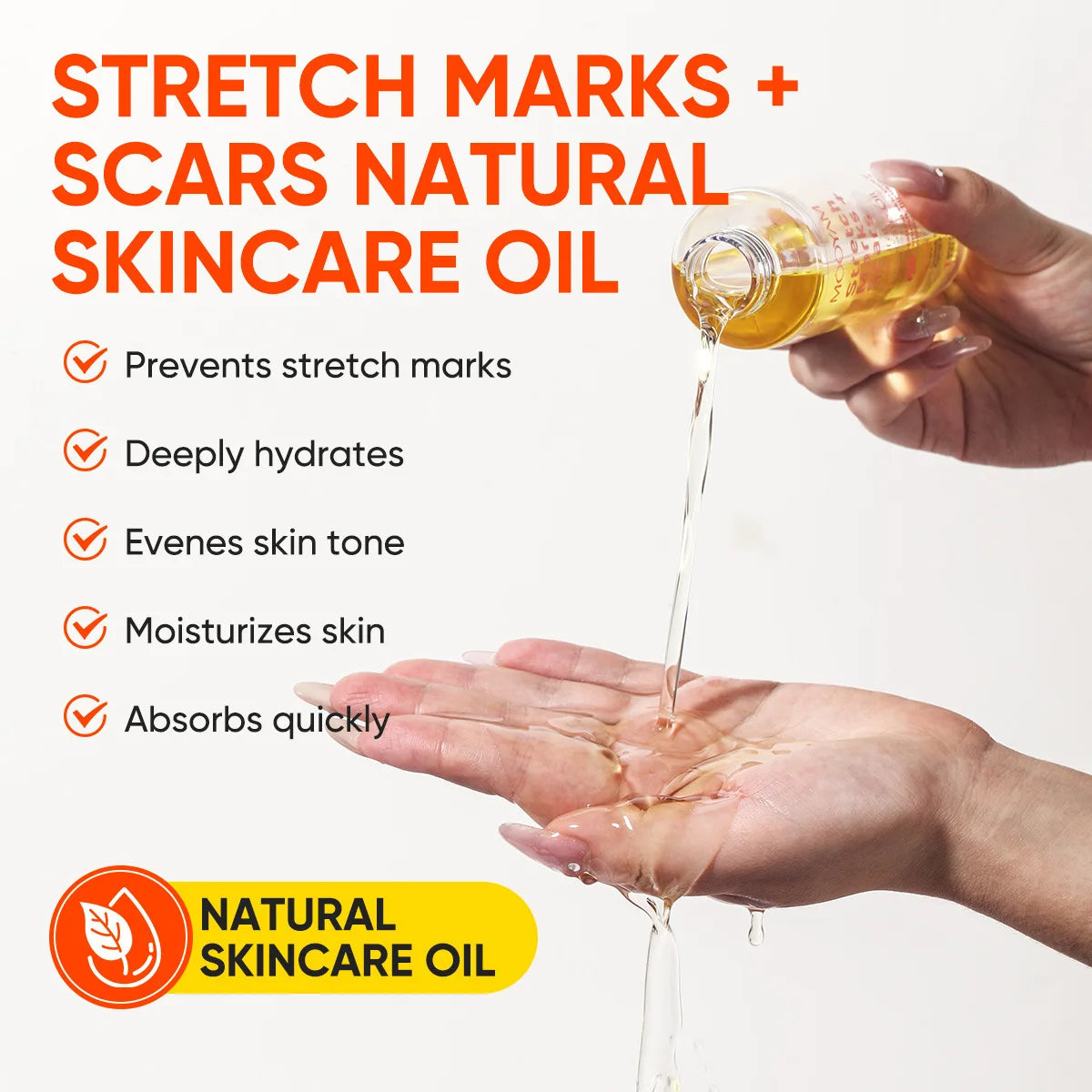 150ml Vitamin E Skin Care Oil Remove Pregnancy Stretch Marks Postpartum Care Elastic Skin Firming Collagen Body Care Oil