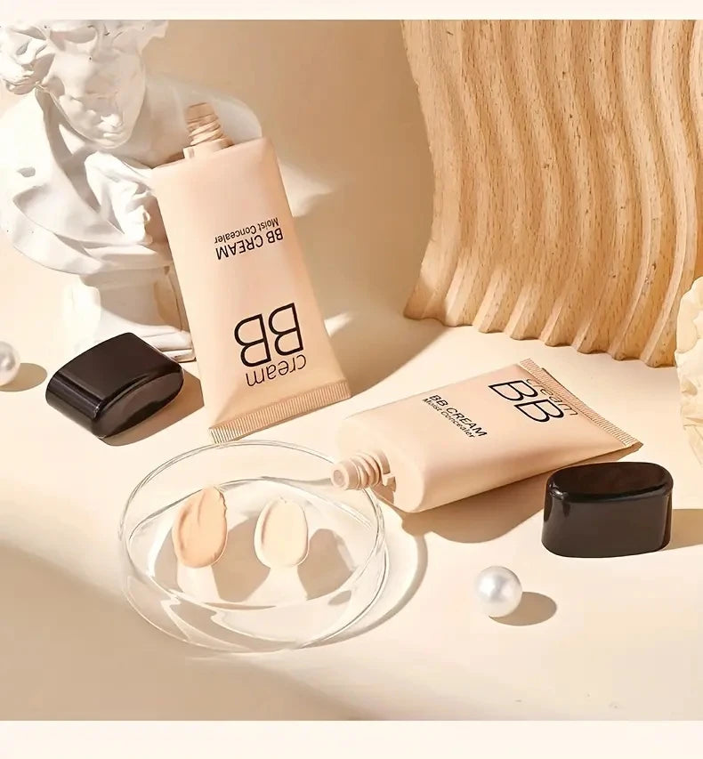 BB Cream Concealer, Lasting Moisturizing, Nude Makeup Liquid Foundation Isolating Cream, Water Light CC Cream
