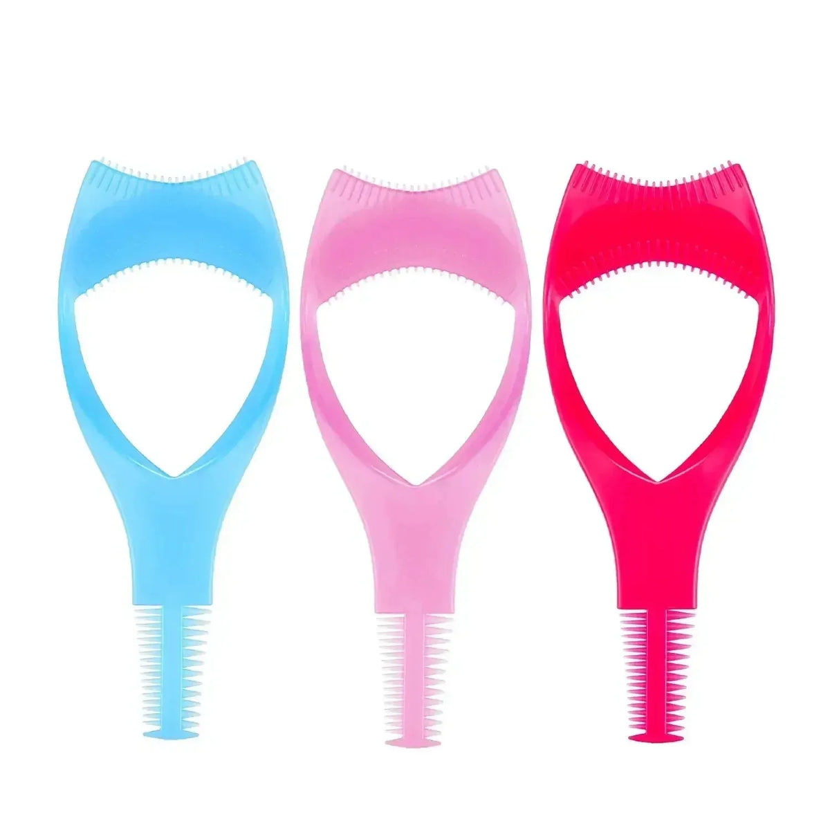 1/3pcs Plastic Portable Mascara Shield Applicator Eyelash Guide Aids Eye Lash Comb Eyelash Curler Women Girls Eyes Makeup Tools