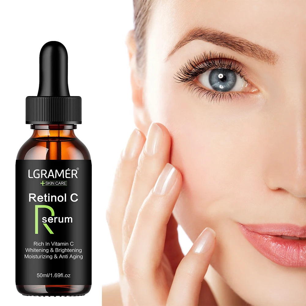 Retinol Aging Removes Wrinkles Serum Pore Shrinking Serum Whitening Moisturizing Serum Pigment Spots Remove Face Firming Oil