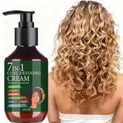 7 IN 1 Curl Defining Cream 1+1 Pack 100g with Biotin Keratin Collagen Vitamin C Moisturizing Anti Frizz Hair Styling Cheap Deal