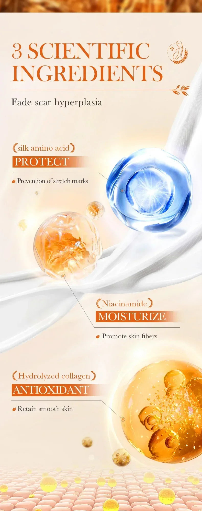 Powerful Stretch Marks Remover Pregnancy Cream Light Lines Removal Postpartum Obesity