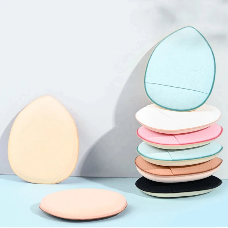 6Pcs Mini Finger Puff Foundation Small Air Cushion Powder Sponge Face Concealer BB Cream Cosmetic Applicator Makeup Tools