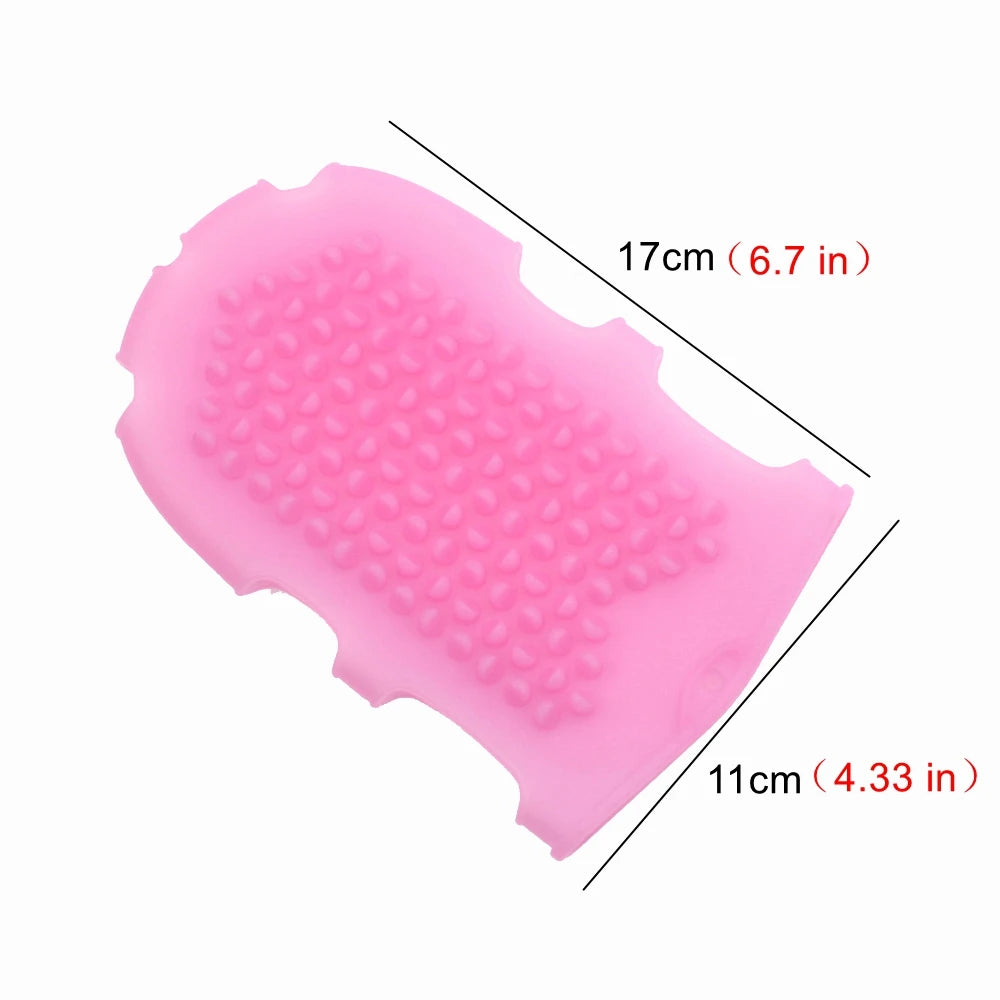 Silicone Bathing Gloves Body Brush Massage Tool Exfoliating Shower Skin Care R Om Color Children Bath Glove Gentle Comfortable