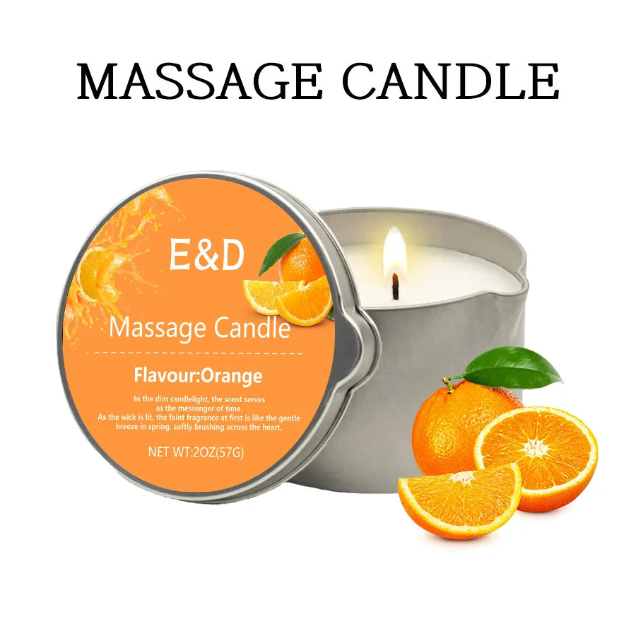 Massage Oil Candle, for Stress Relief and Skin Moisturizing, Scented Candles Aromatherapy SM Product Spa Essentials, Luxury Cand