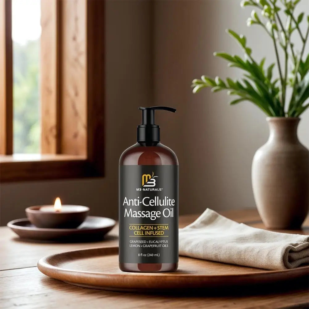 240ml Collagen & Stem Cell Anti-Cellulite Improves Skin Tender And Firm Massage Oil Skin Promotes Cell Longevity