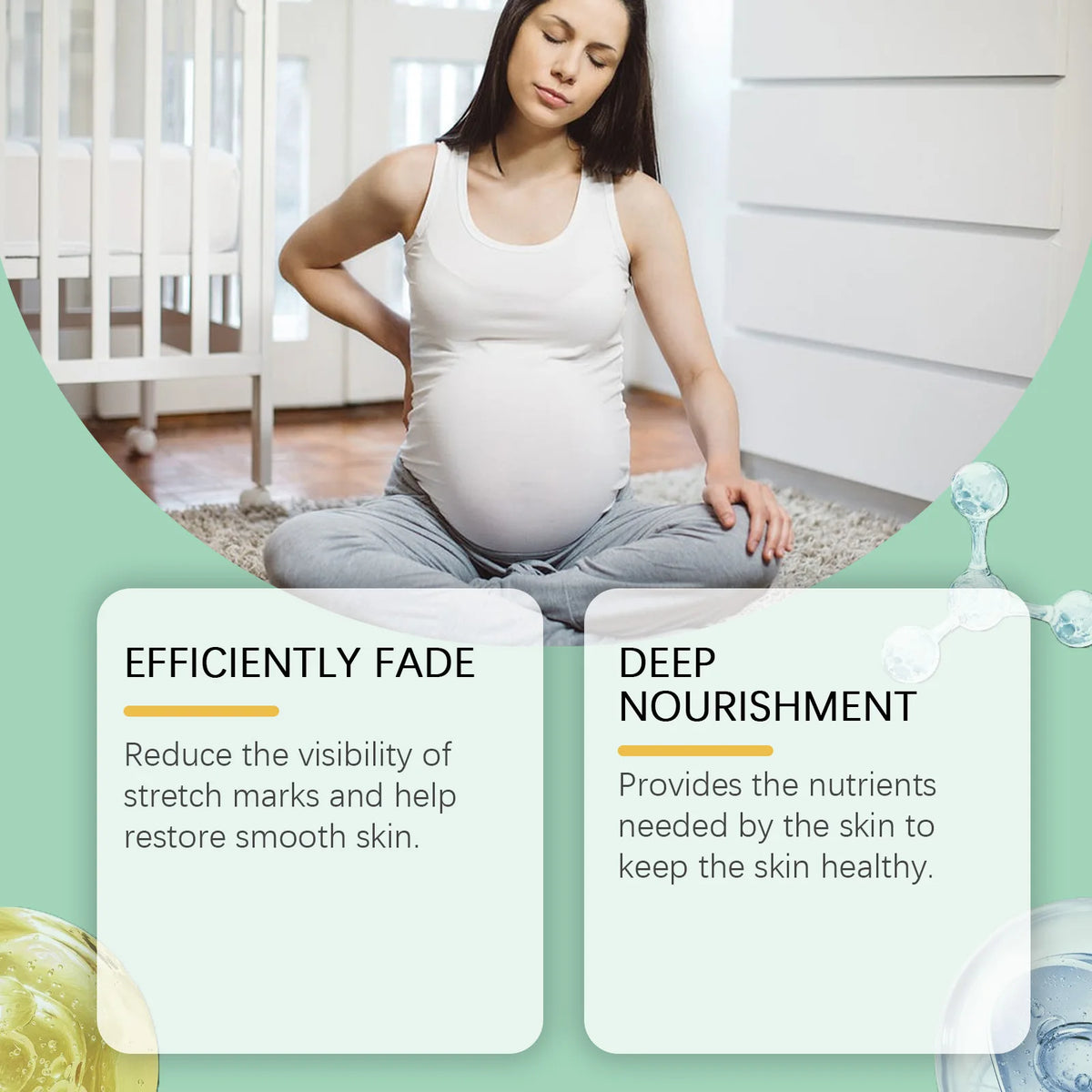 Stretch Mark Removal Oil Skin Care Treatment Anti W-rinkle Lifting Tightening Maternity Scar Postpartum Skin Repair Pregnant Oil