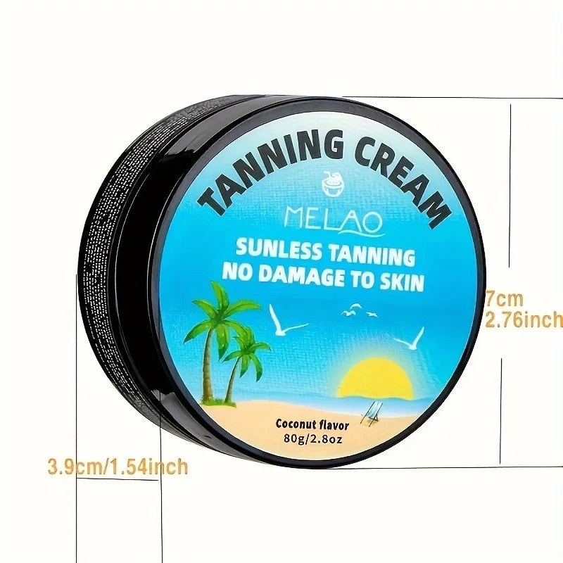 MELAO Sunless Self Tanning Cream For Body, Sunless Tanning Lotion For Men & Women