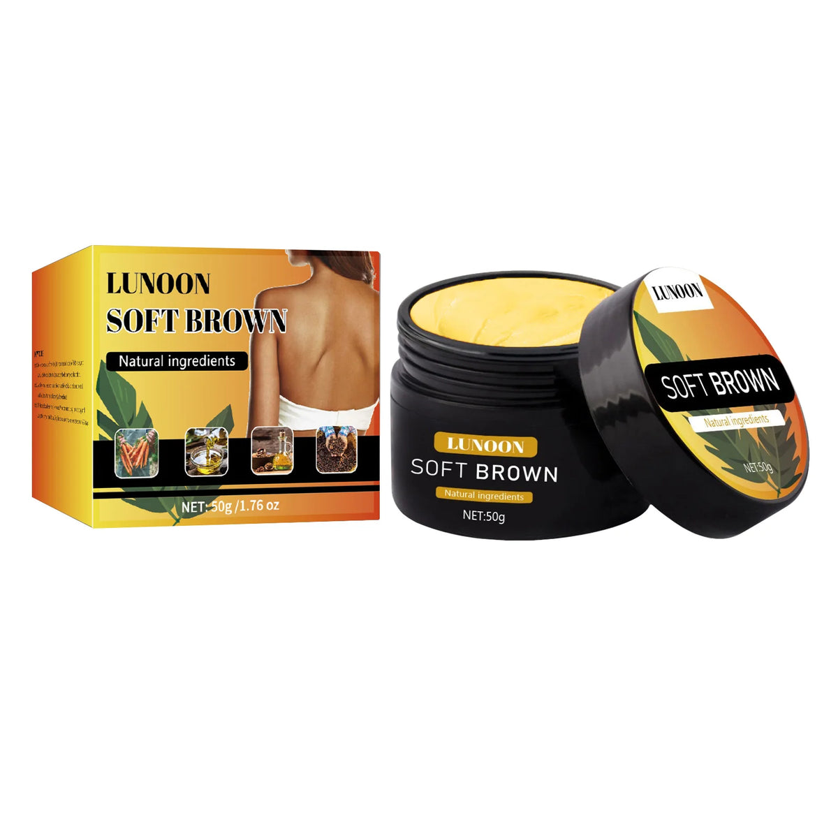Self-Tanning & Suntan Shield Cream - Long-Lasting Face & Body Bronzer, Nourishing Formula for Natural Sun-Kissed Look.