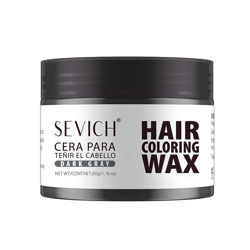 Sevich Hair Color Wax Temporary Hair Colour Cream Long Lasting Hair Dye Cream Unisex One-time Hair Color Gel For Beards Eyebrow
