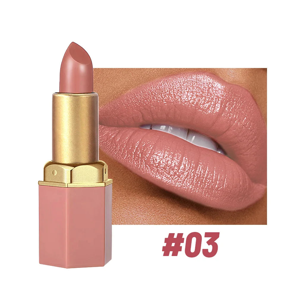 6-Color Matte Lipstick Set, Non-Fading, Non-Stick Cup Long-Lasting Velvet Finish, Smooth Matte Lip Color Waterproof Smudge-proof