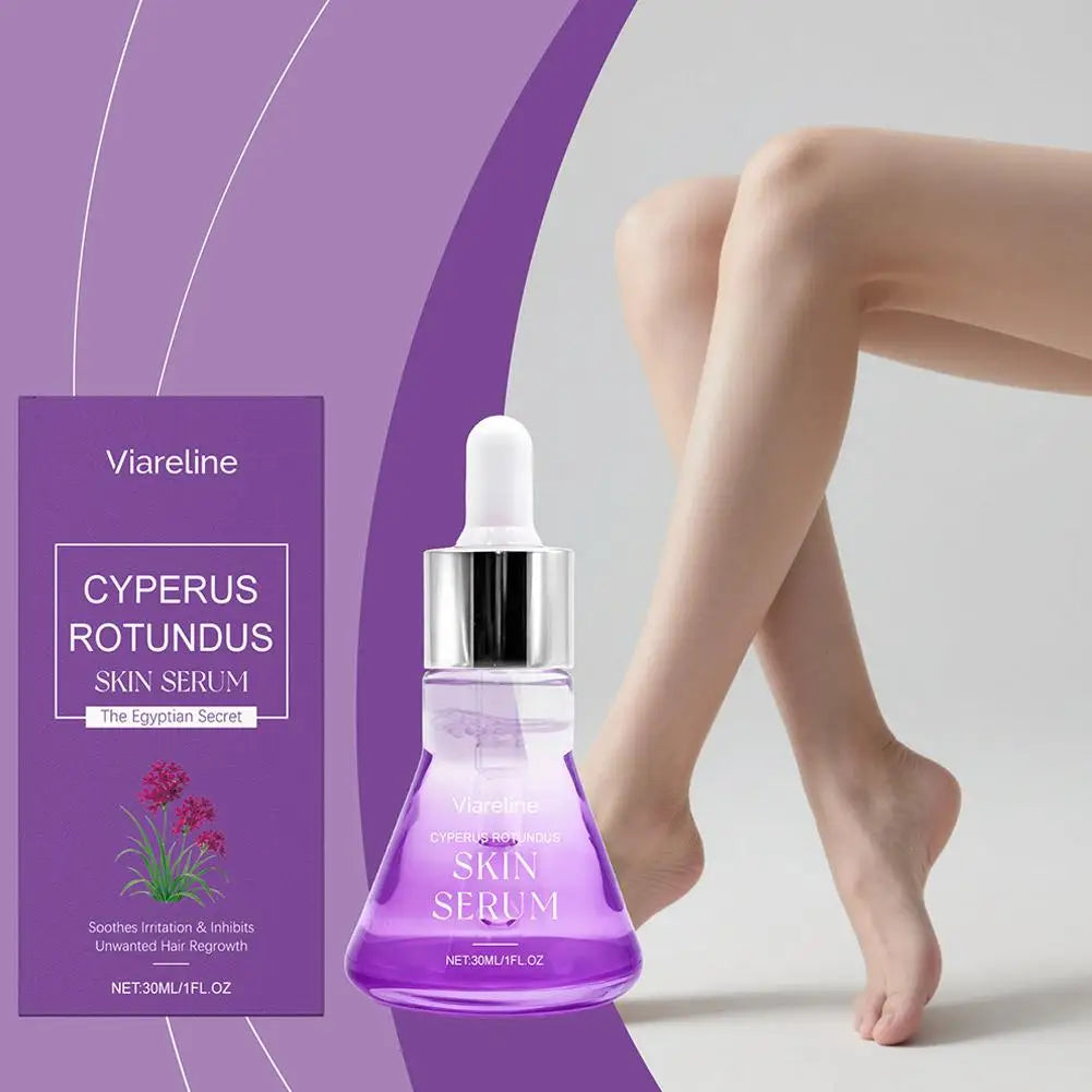Cyperus Rotundus Skin Serum, Cyprus Rotundus Oil for Hair Reducing,Natural Gentle Shaving Oil for Women Moisturising Soothing