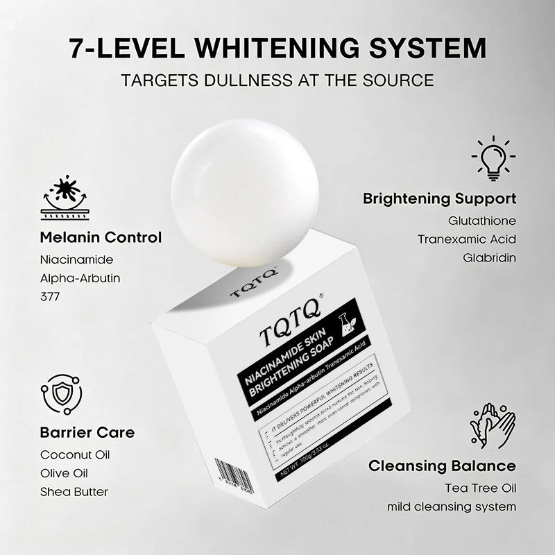 Niacinamide Cleansing Soap Hydrating Body Wash Bar Body Cleansing Ointment Improve Dull Skin Gentle Bath Soap For Men Women New