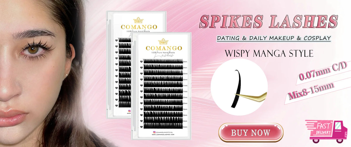 CoMango W Eyelash Extension Automatic Flowering 2d/3d/4d/5d/6d/8d W Fake Lashes 0.07 CD Premade Volume Fans Individual Eyelashes