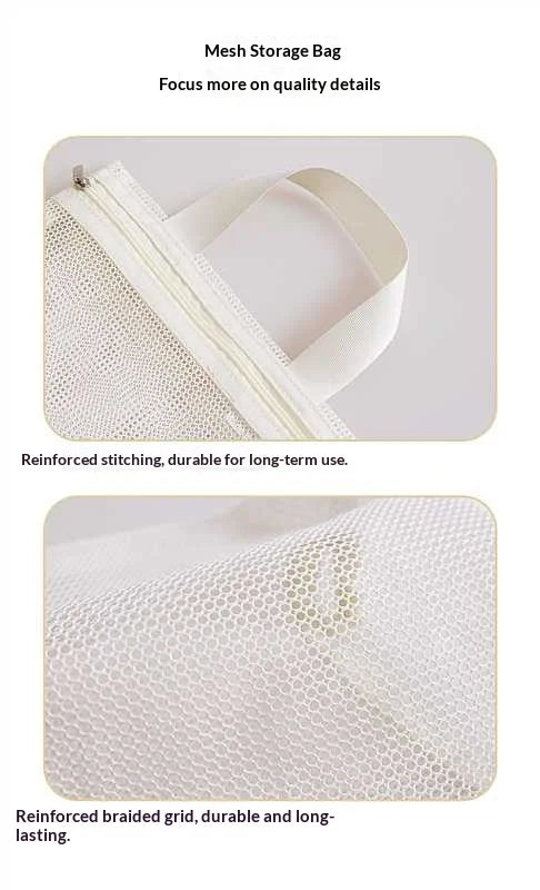 HOMEFISH Mesh Makeup Toiletry Storage Bags Handbags Portable Travel Washing Body Shower Tools Organizer Hanging Organizer Pouch