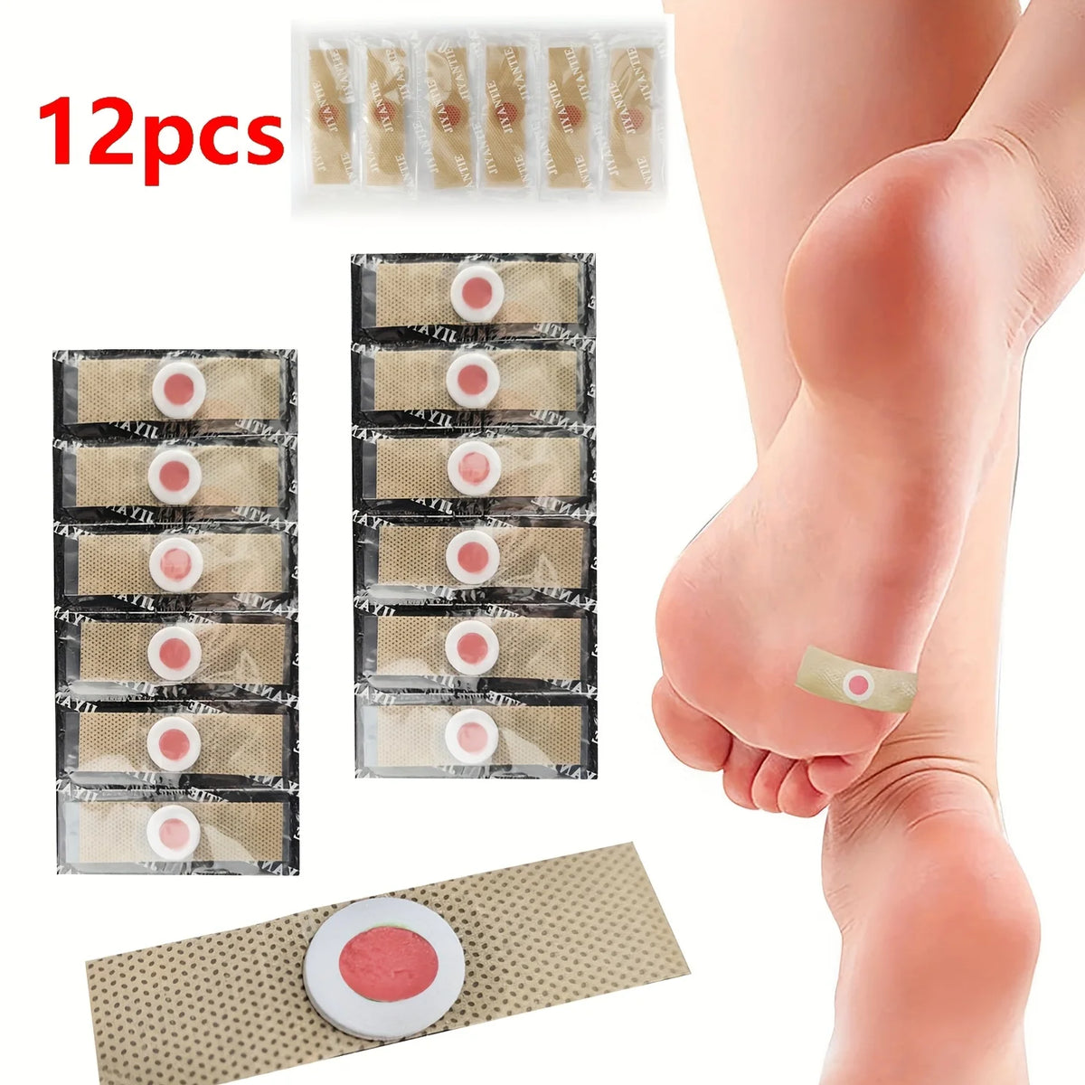 12pcs  Foot Corn-Callus Removal Clavus Paster Corn Pads Foot Care Products