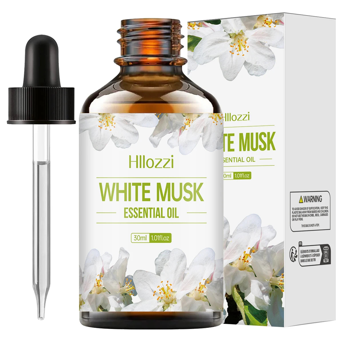 White Musk Essential Oil White Vanilla Rich Smell Skin Care Hair Care Hydrating Moisturizing Aromatherapy Candle