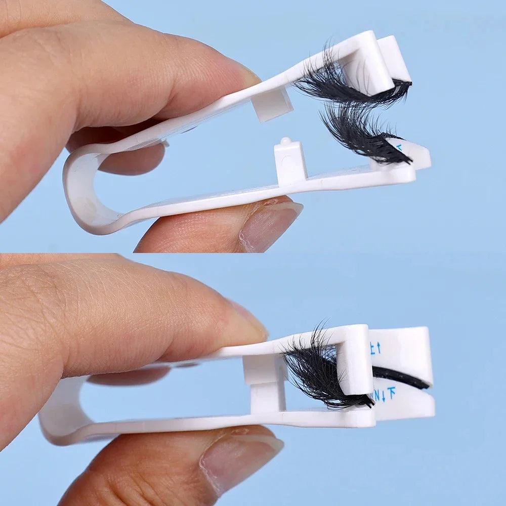 Professional  EyelashesTweezer Curler Clip Clamp  Makeup 3D Mink Eyelashes Tweezer Magnetic Eyelashes Extension Applicator False