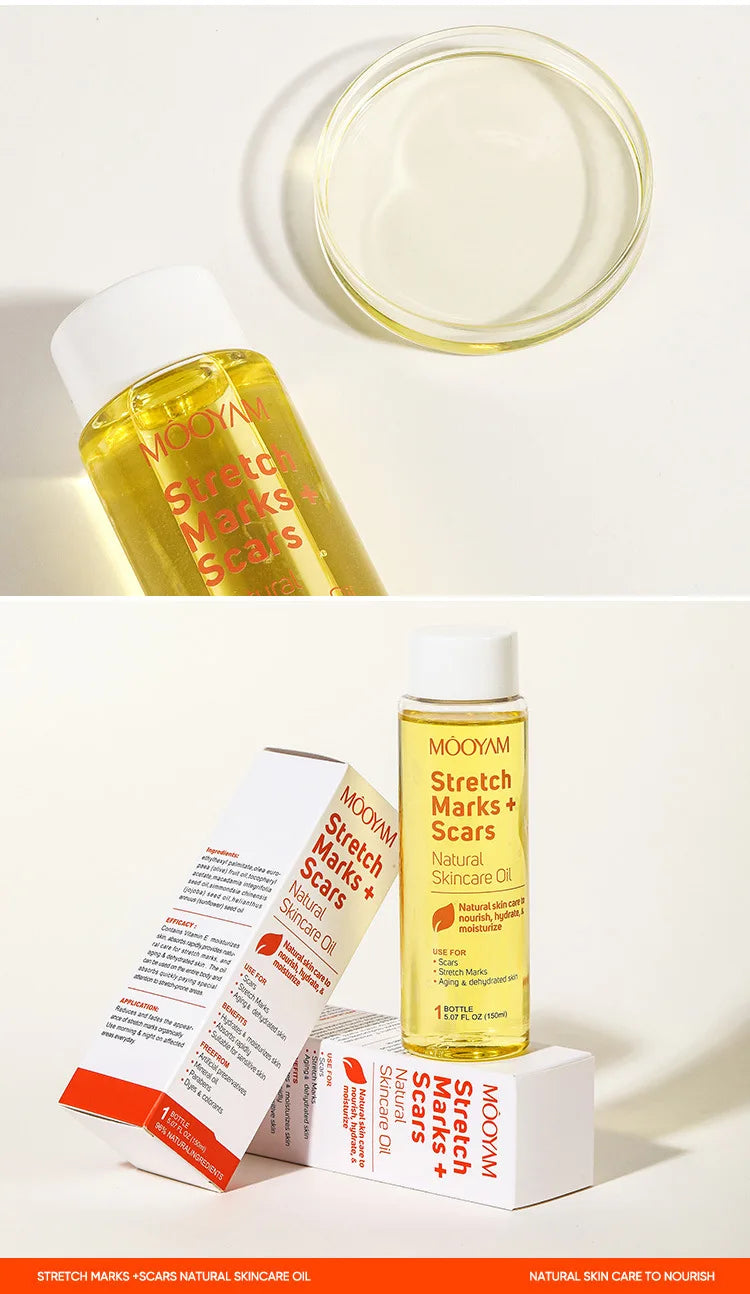 150ml Vitamin E Skin Care Oil Remove Pregnancy Stretch Marks Postpartum Care Elastic Skin Firming Collagen Body Care Oil