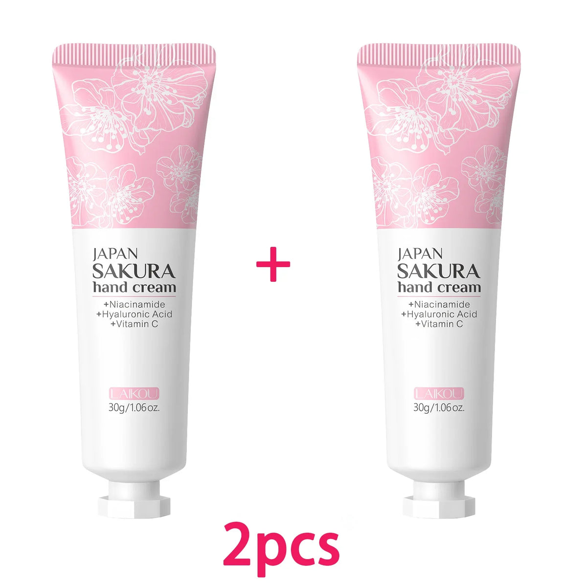 LAIKOU Sakura Hand Cream Whitening Wrinkle Removal Anti-crack Moisturizing Nourishing  Lotion Intensive Repair Hand Gream 30g