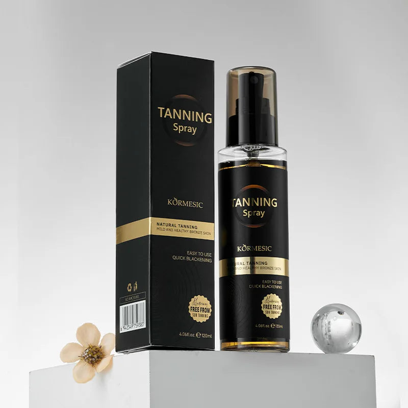 120ml Self-Tanning Spray Evenly Moisturizing, Refreshing and Non-Greasy, Long-Lasting Tanning Effect. Create a More Wild and Confident Makeup Look. Suitable for Outdoor Use and Does Not Require Sunlight. The Perfect Choice fo