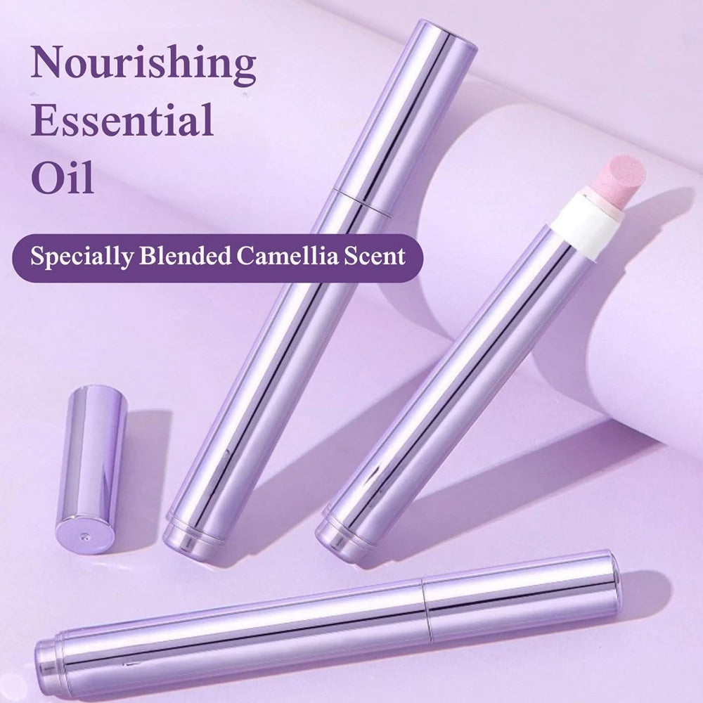 3Pcs 3-In-1 Nail Care Essentical Oil Pen Remover Dead Skin Burrs Nail Cuticle Pusher Strengthen Repair Damaged Nail Essent Oils