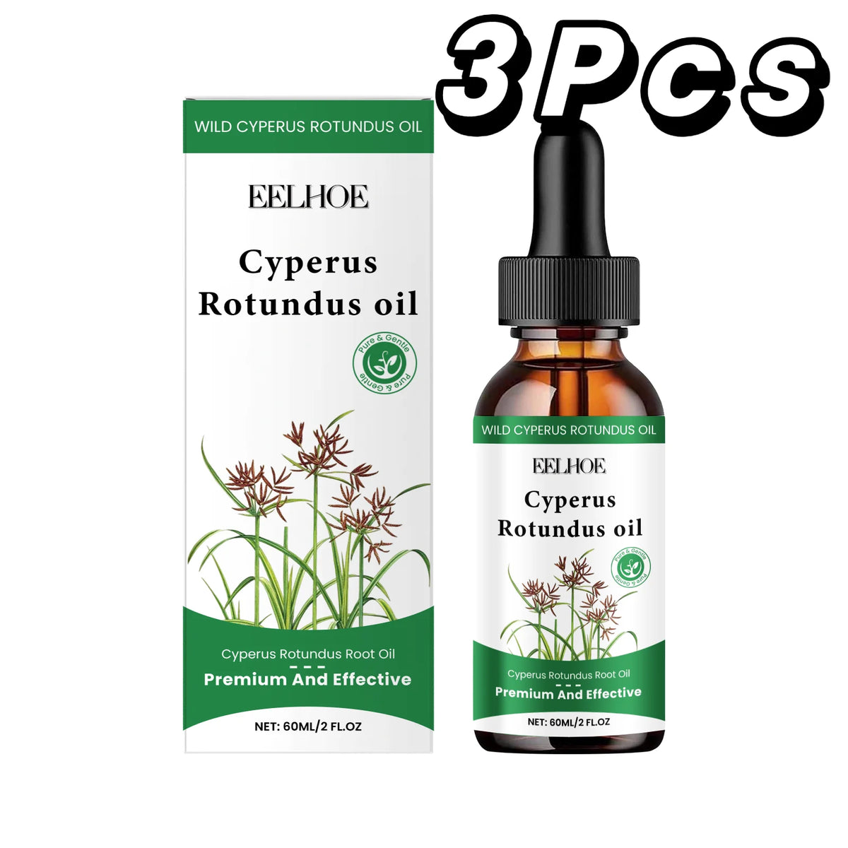 60ml Cyperus Rotundus Oil Gentle Hair Removal Care Oil Body Hair Inhibitor Serum Moisturizing Nourishing Natural Cypress Oil New