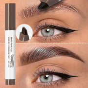 Long Lasting 4D Eyebrow Pen Multi Forks Liquid Pen Tip Fine Sketch Liquid Tattoo Brow Waterproof Precise Makeup