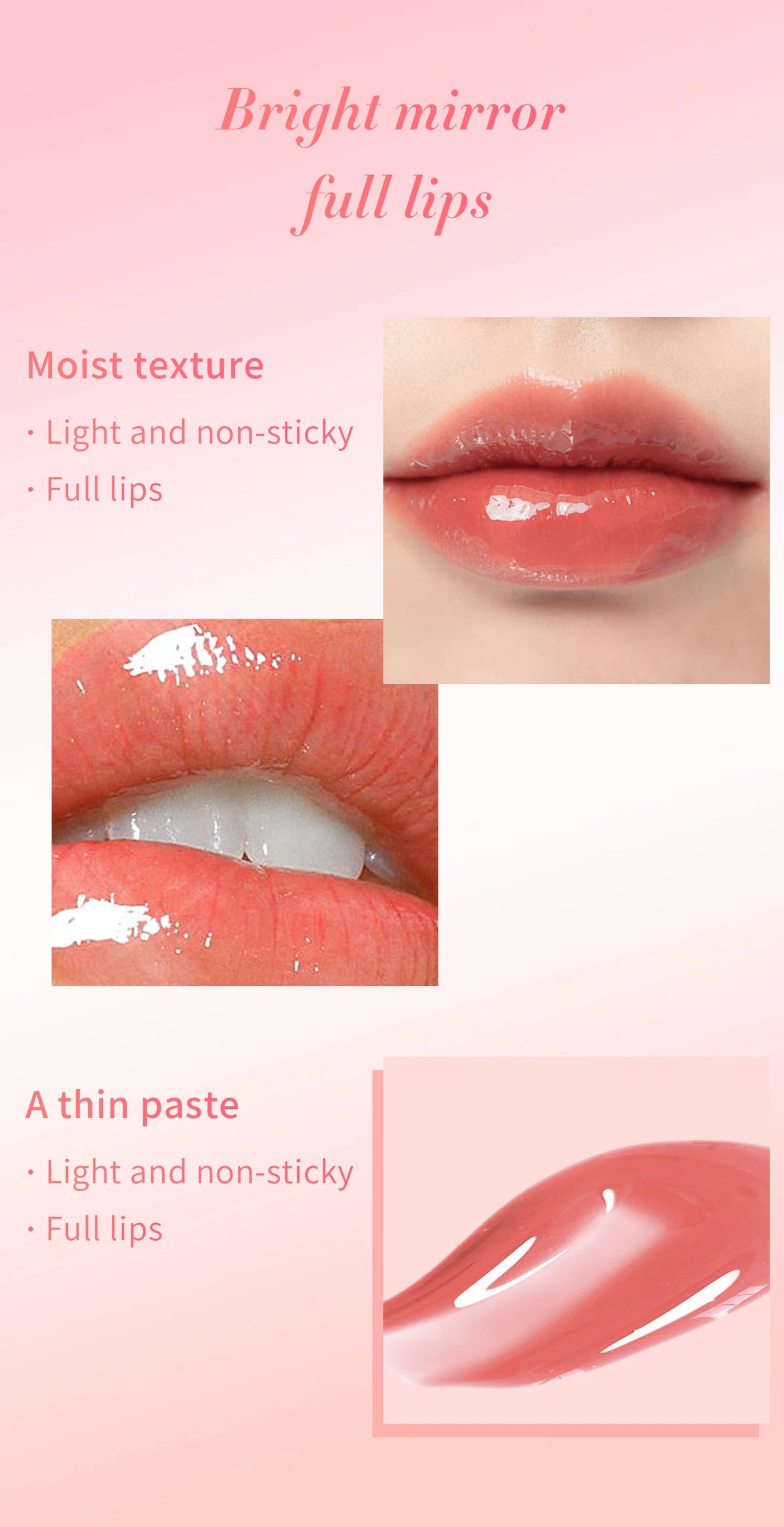Crystal Jelly Moisturizing Lip Oil Plumping Lip Gloss Makeup Sexy Plump Lip Glow Oil Tinted Lip Plumper