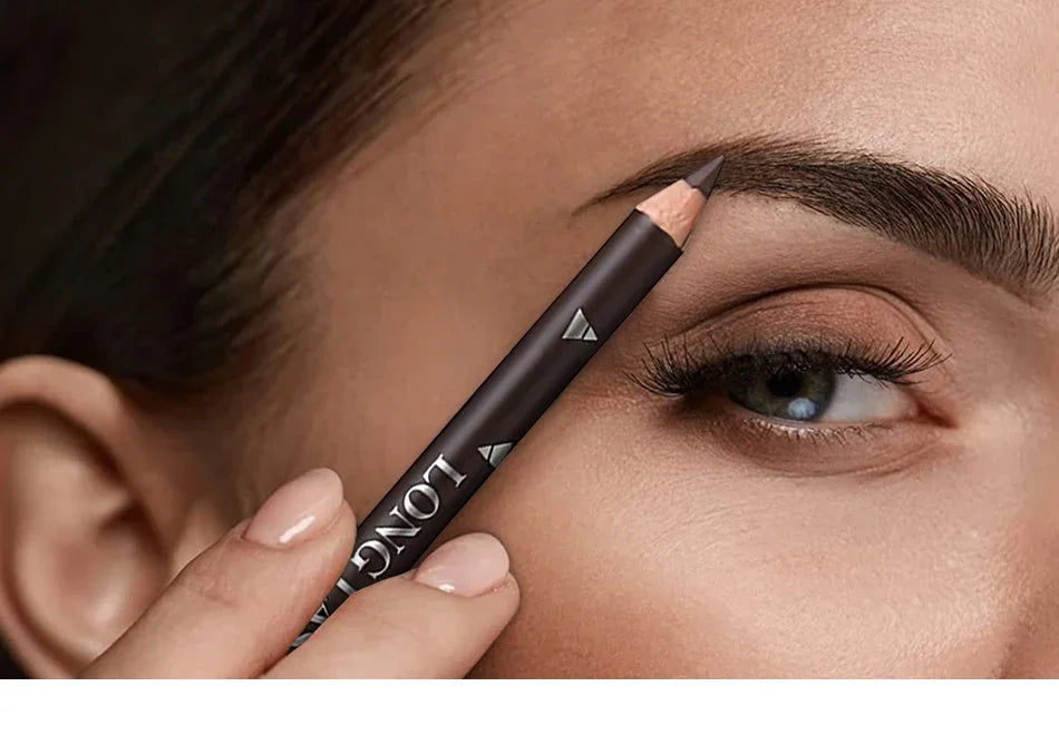 6/12Pcs Eye Brow Pencil Waterproof Professional Women Eye Makeup Pen Easy Color Natural Black Cosmetic Beauty Eyebrow Tool