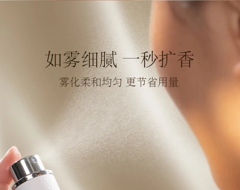 8ML Refillable Perfume Atomizer Highend Leather Mini Cosmetic Containers Rotary PressType Liner Glass Liquid Container косметика