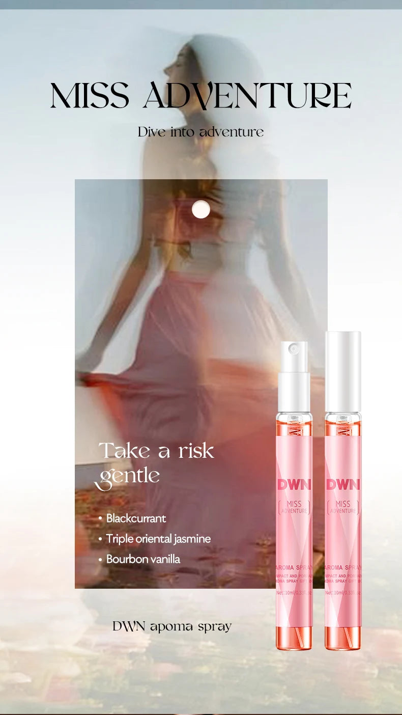 Women's 10 Piece Mixed Alcohol-Free Fragrance Set (Romantic and Elegant Gift Box, Long-Lasting Floral Fragrance)