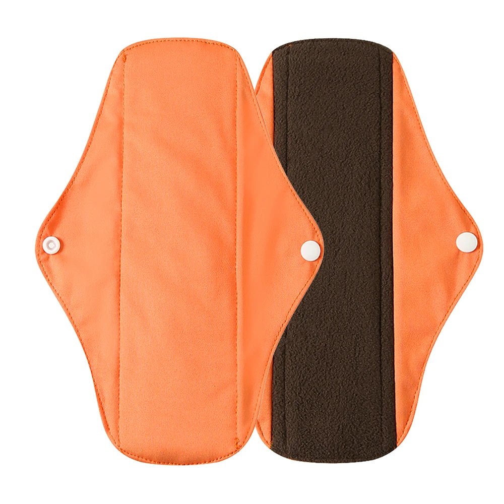 Reusable Organic Cotton Menstrual Pads Sanitary Napkins Washable Menstrual Sanitary Pad Women Cloth Menstrual Pad Period Pads