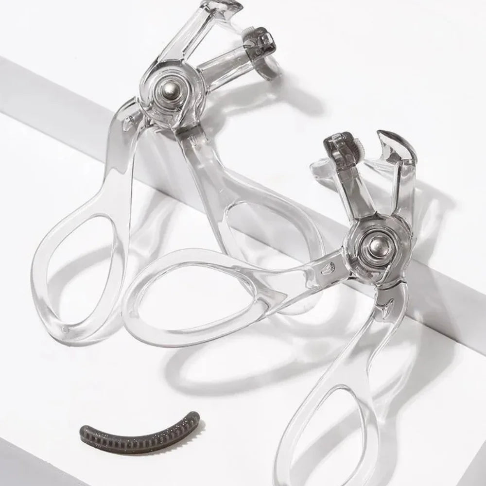 Dual-Type Eyelash Curler with Comb Long-lasting eyelash curler Wide Partial Clip Options Waterproof Natural Curl eye makeup tool