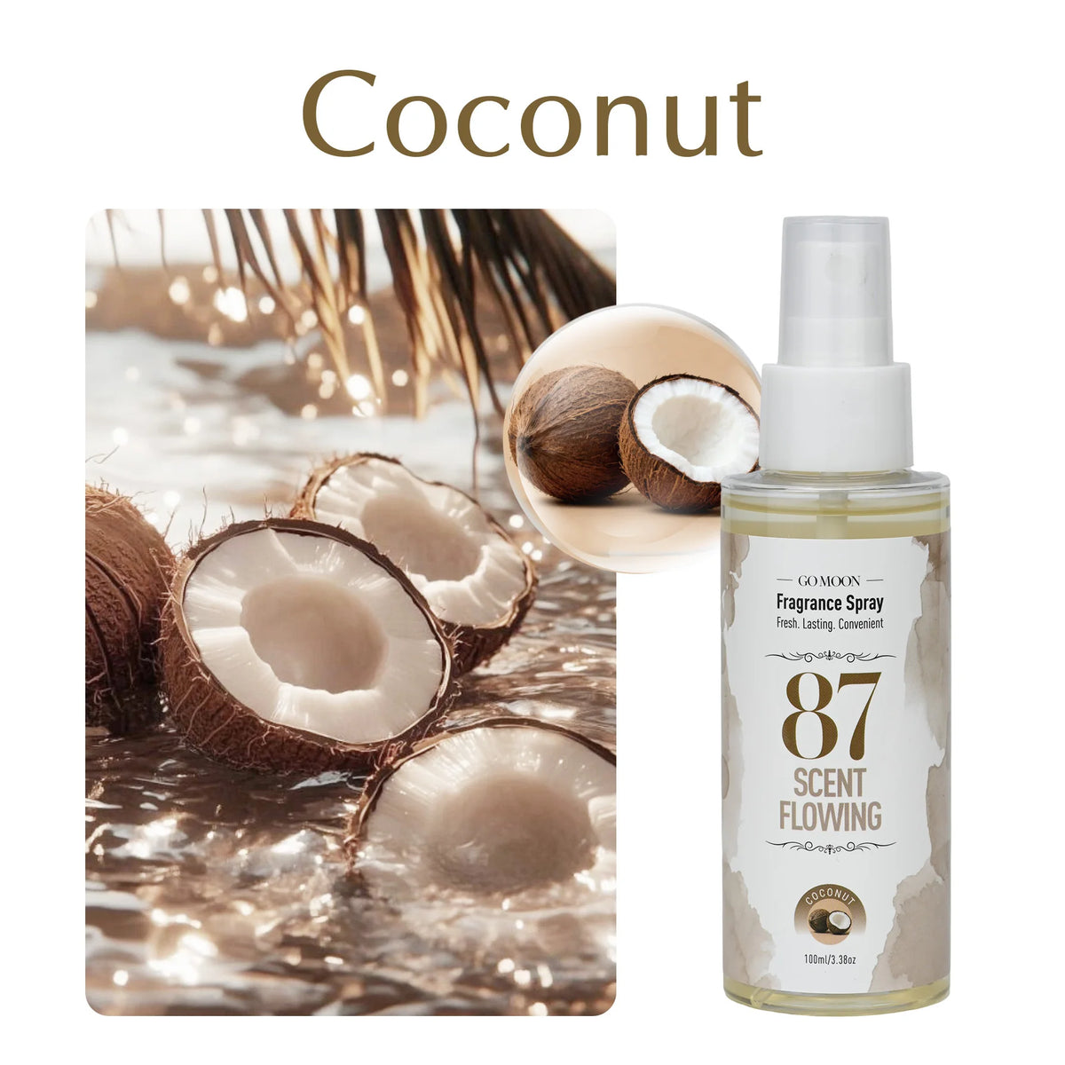100ml/3.38oz, 10 Scents Fragrance Spray, Quickly Remove Odors, Long Lasting Fragrance, Air Fresh, Suitable for Home, Car, Gifts