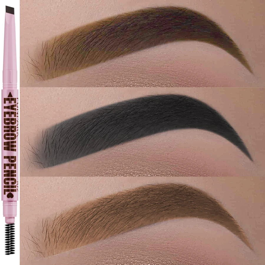 2 In1 Eyebrow Pencil Makeup For Women 5 Colors Waterproof Eyebrow Tattoo Brush Long Lasting Eyebrow Pen Professional Cosmetics