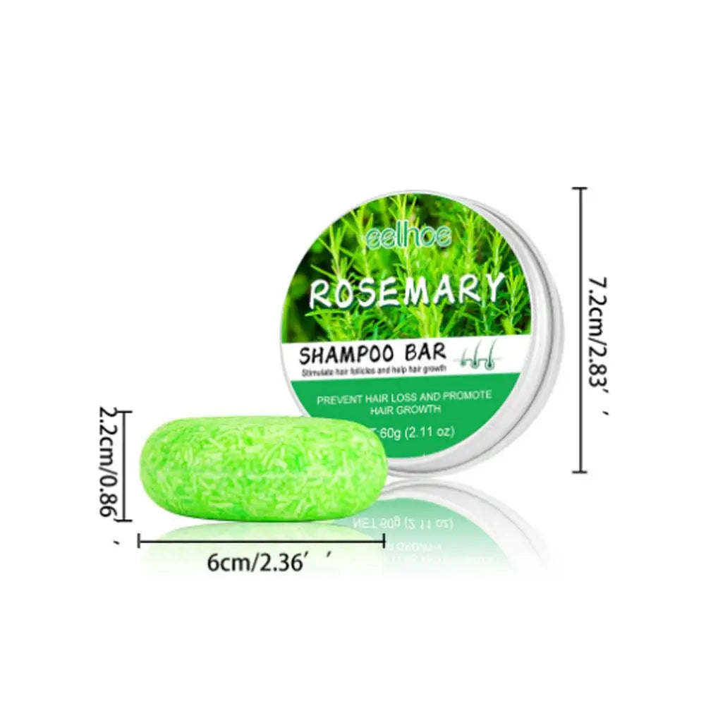 Rosemary Shampoo Soap Ginger/bamboo/lavender/Polygonum Multiflorum Deep Cleansing Soap Bar For Treated Dry Damaged Hair Care