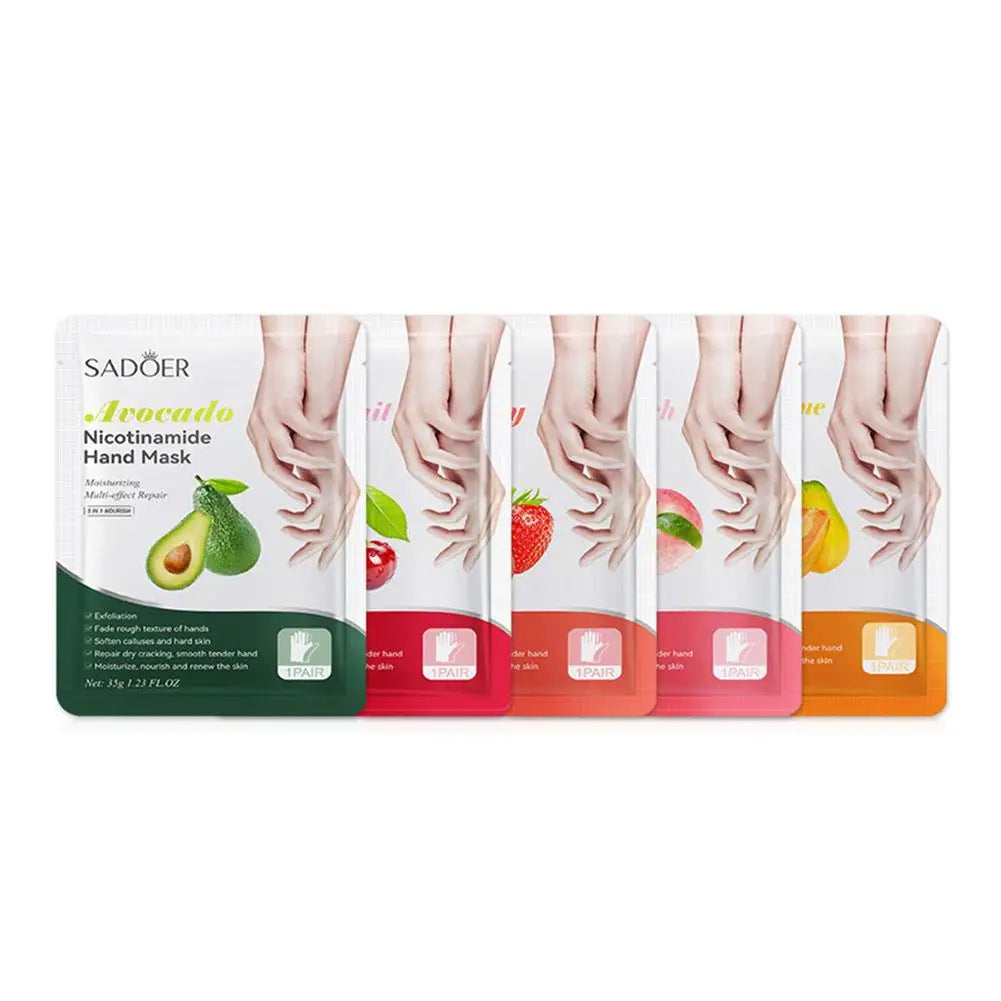 Vitamin E Hand Mask Manuka Honey Nourishing Hydrating Hand Care Film Long-Lasting Moisturizing Soft Smooth Hand Skincare