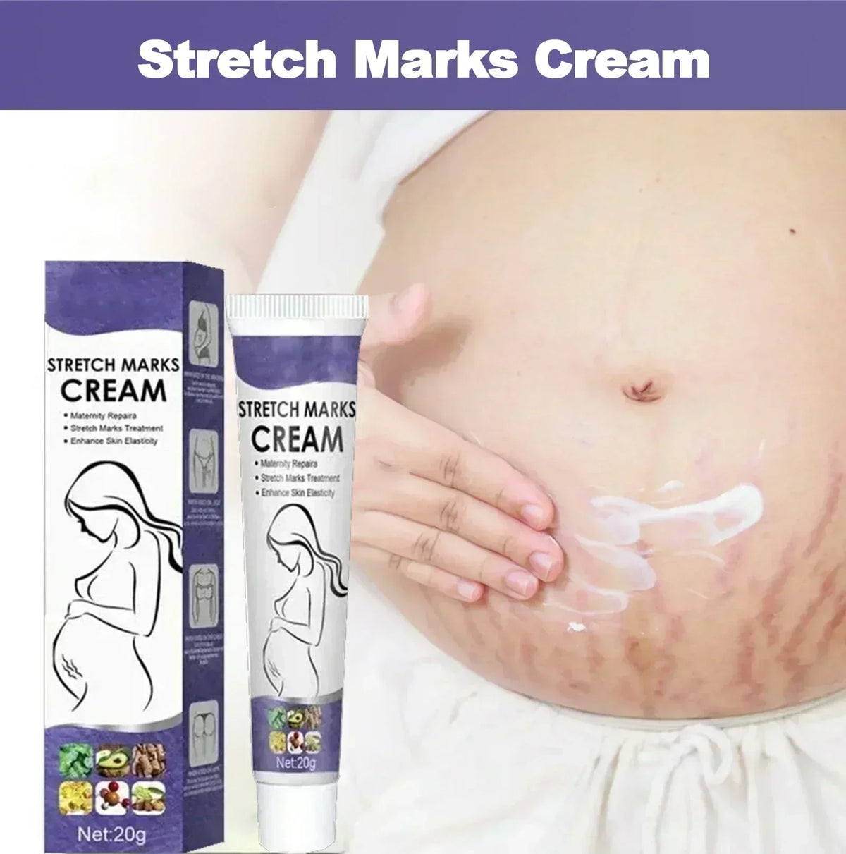 Stretch Mark Vanishing Cream Effective treatment Remove Body Buttock Breast Marks Repair Maternity Loose Firming Skin body Care