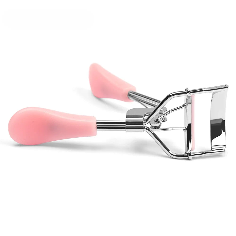 CNKESS 1Pc Pro Makeup Eyelash Curler Beauty Tools Lady Women Nature Style Cute Eyelash Handle Curl Eye Lash Curler Random Color