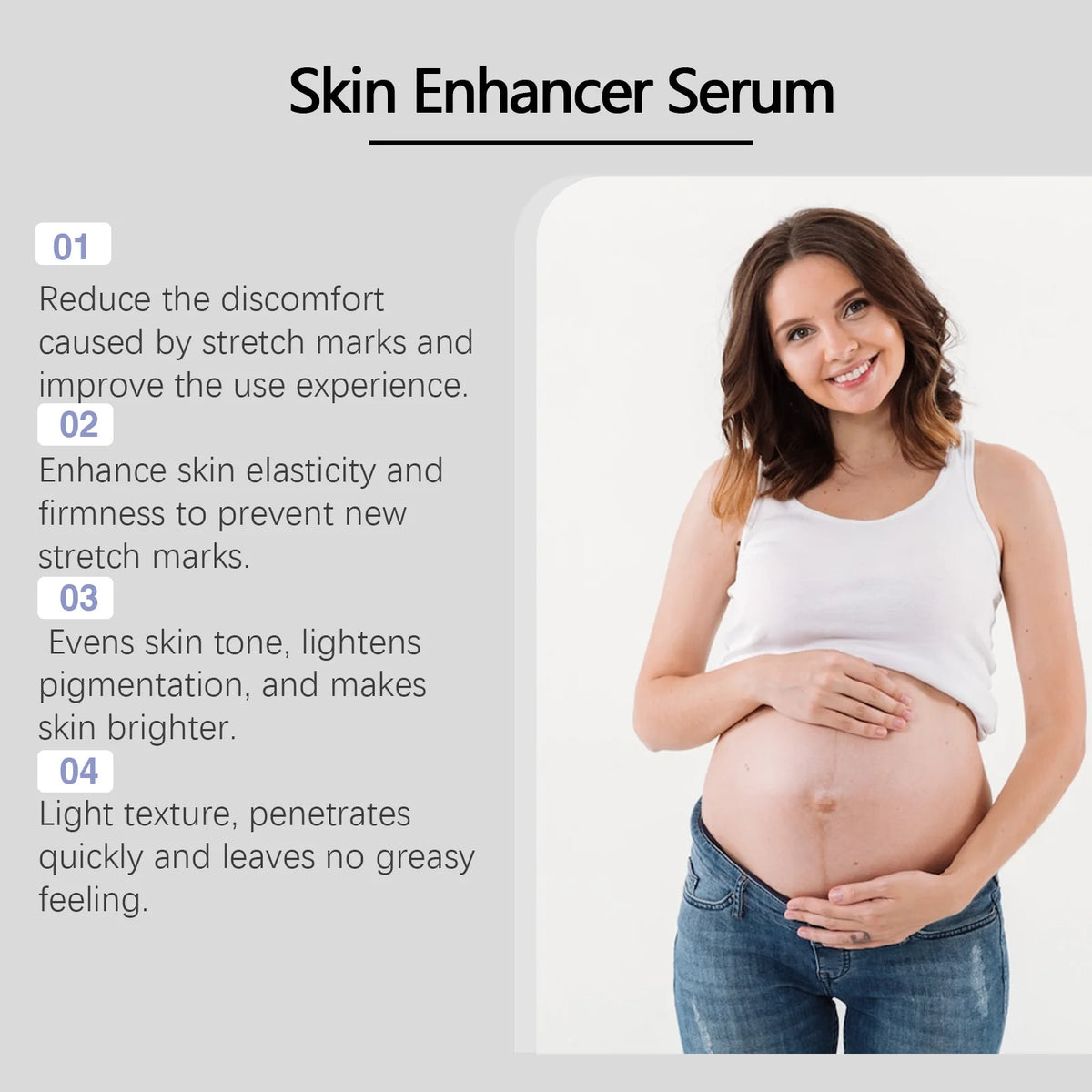 6 Peptide Body Essence Stretch Mark Remover Fade Fine Line Firm Repair Obesity Scar Brighten Moisturize Pregnant Skin Care Oil