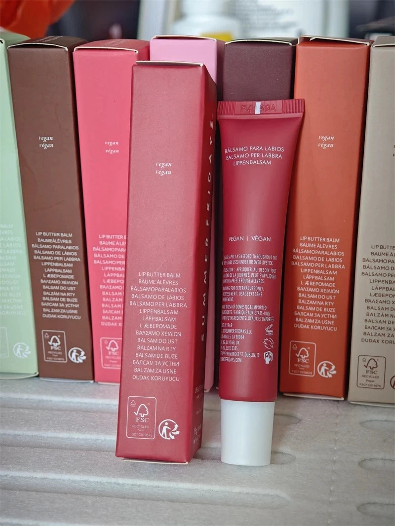 Popular  Brand Summer Lip Balm Pink Sugar Birthday Cake Vanilla Beige Toasted Marshmallow Moisturizing Lipstick Lip Gloss Makeup