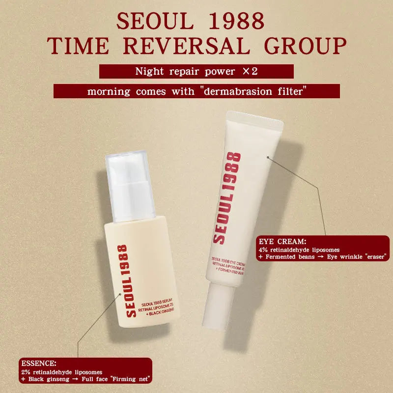 1/2PCS Korean SEOUL 1988 Retinol Face Serum Fade Fine Wrinkle Moisturizing Whitening Remove Spots Shrink Pores Beauty Skin Care