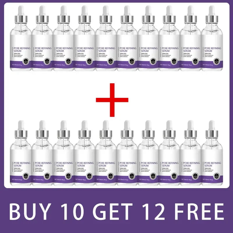 Pore Shrinking Serum Face Removing Large Pores Tightening Facial Pore Minimizing Essence Skin Care Beauty Firm Skin