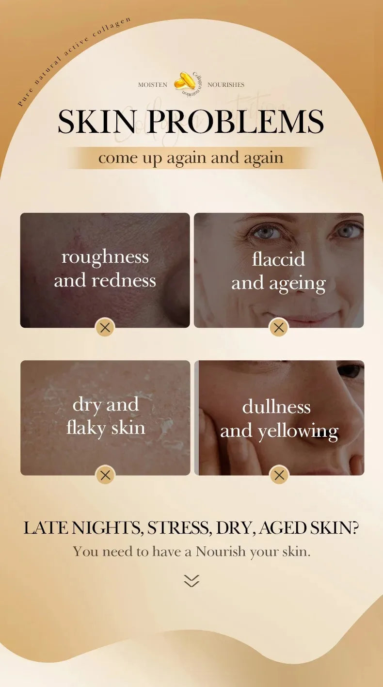 30-Piece Pack of Sadoer Collagen Sleep Mask, Facial Care, Moisturizing, Brightening, Firming, Hydrating Mask, No-Rinse Mask, Makes Skin Look More Delicate