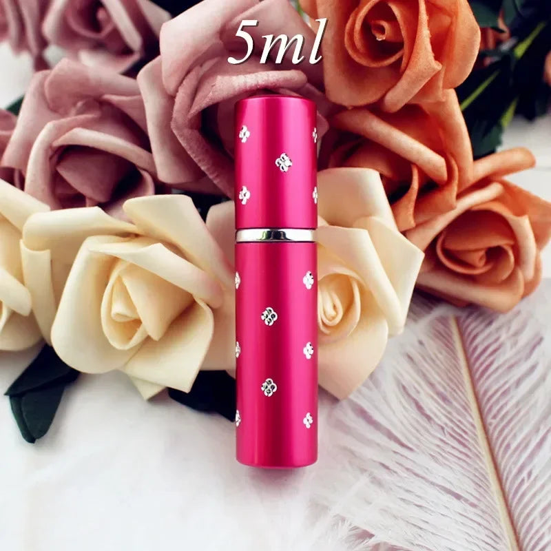 1PC 5ml Small Portable Perfume Bottle 10ml Empty Perfume Atomizer Metal Spray Pump Bottles
