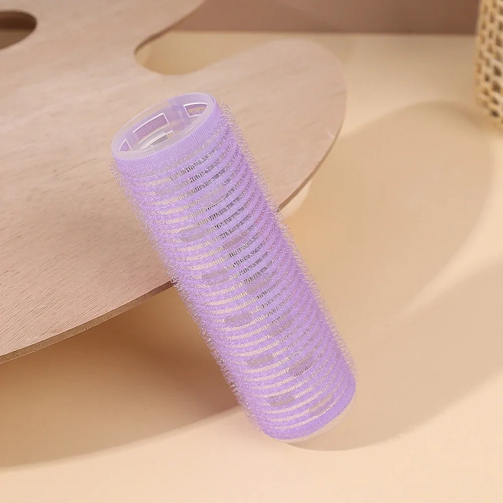 Self-Adhesive Hair Rollers Portable Lazy DIY Magic Styling Tools Home Use Pink Hair Roller Bang Beauty Braiders Hairdressing