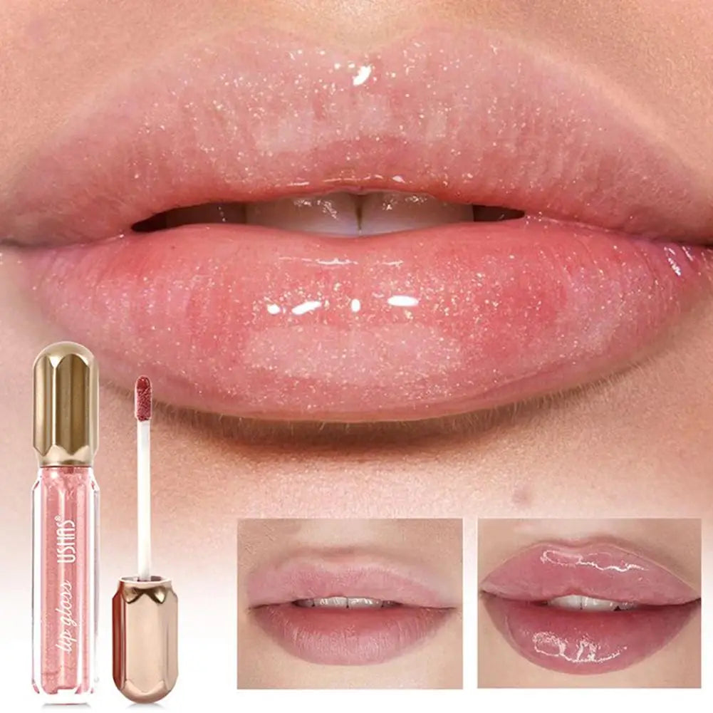 Mirror Pearl Lip Gloss Waterproof Long Lasting Moisturizing Lipstick Shine Glitter Lip Gloss Women Makeup Cosmetic